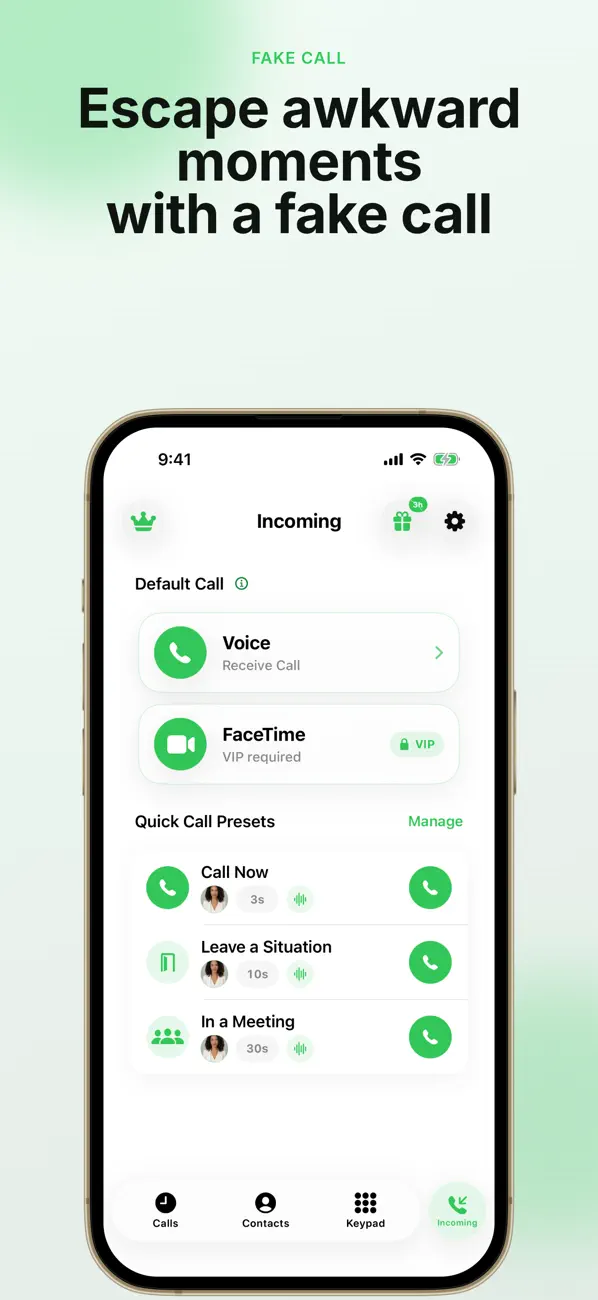Fake Call - Simulador de trucades: vista prèvia oficial de App Store 1