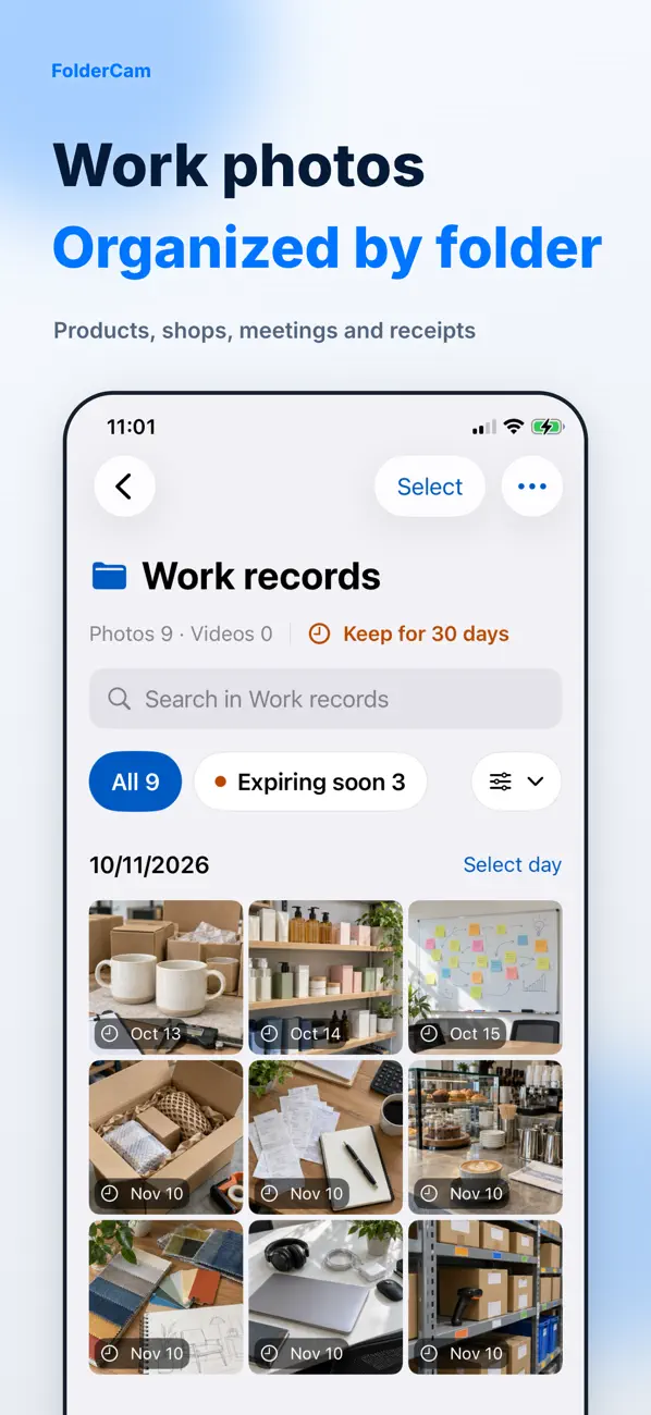 FolderCam - Fotocamera da lavoro: anteprima ufficiale App Store 1